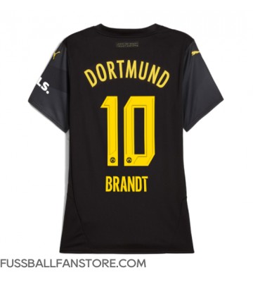 Borussia Dortmund Julian Brandt #10 Replik Auswärtstrikot Damen 2024-25 Kurzarm